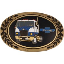 Fivela de cinto vintage latão Chevrolet Titan 90 clássico semi caminhão Chevy Trucker NOS, usado comprar usado  Enviando para Brazil