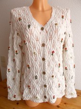 Damen strickjacke bestickt gebraucht kaufen  Deutschland