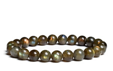 Bracelet perles labradorite d'occasion  Bordeaux-