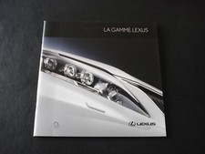 Catalogue brochure lexus d'occasion  France