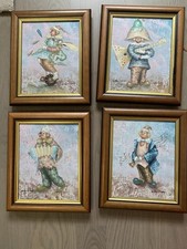 Set four clown for sale  HARROW