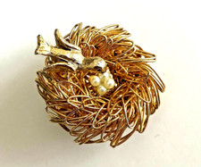 Broche nid oiseau d'occasion  Paris XV