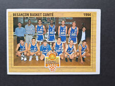 Equipe Besançon Basket Comté #137 Official Basketball Cards 1994 - Panini France, usado comprar usado  Enviando para Brazil