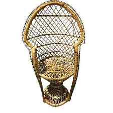 Wicker peacock fan for sale  Mendota