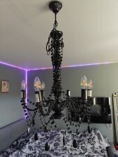 Bohemian black crystal for sale  ST. NEOTS