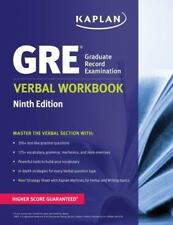 Gre verbal workbook for sale  Aurora