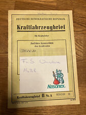 Kfz brief riginal gebraucht kaufen  Finsterwalde