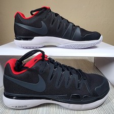 Tênis Nike Zoom Vapor 9.5 Roger Federer preto/vermelho masculino tamanho 8 novo 631458-007 comprar usado  Enviando para Brazil