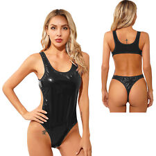 Damen wetlook leder gebraucht kaufen  Bremen