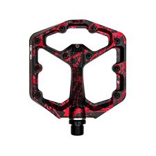 7 pedais de bicicleta Crankbrothers Stamp - pintura vermelha respingada - edição limitada comprar usado  Enviando para Brazil