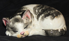 Schlafende keramikkatze italie gebraucht kaufen  Fürth