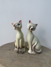 Siamese cat figures for sale  KING'S LYNN