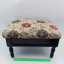Retro floral footstool for sale  ALFRETON