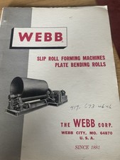 Webb corp. slip for sale  Chouteau