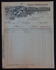 Billhead invoice paris d'occasion  Expédié en Belgium