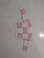 Usado, Malha ZARA feminina rosa e branca manga comprida tamanho 9-10 comprar usado  Enviando para Brazil