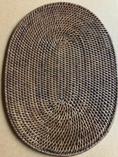Używany, Rattanowa praktyczna podkładka na stół Handmade  na sprzedaż  PL