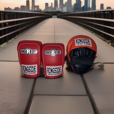 Luvas de boxe infantis Ringside tamanho G/XL e luva perfurada comprar usado  Enviando para Brazil