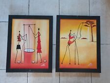 Peintures africaines contempor d'occasion  La Flotte