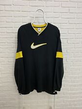 Vintage Męska bluza Nike Dekolt w serek Centrum Logo Swoosh Czarna Rozmiar XL na sprzedaż  PL