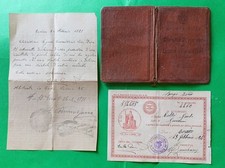 LIBRETTO  LICENZA PORTO D'ARMI  1924. comprar usado  Enviando para Brazil