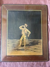Tableau laqué marqueterie d'occasion  Ajaccio-