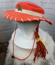 Chapéu juvenil cowgirl vermelho Jessie Toy Story autêntico parques da Disney com trança, usado comprar usado Chapéu juvenil cowgirl vermelho Jessie Toy Story autêntico parques da Disney com trança, usado comprar usado  Enviando para Brazil