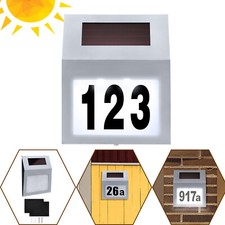 Solar hausnummer beleuchtung gebraucht kaufen  Deutschland