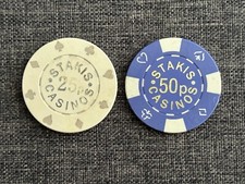 Casino chips stakis for sale  COLCHESTER