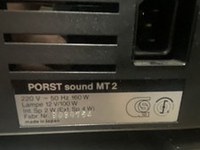 Porst sound mt2 gebraucht kaufen  Schieder-Schwalenberg