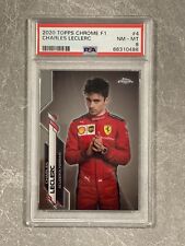 2020 Topps Chrome F1 Charles Leclerc Portrait #4 PSA 8 comprar usado  Enviando para Brazil