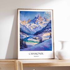 Chamonix poster poster for sale  MANCHESTER