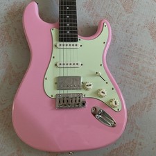 Pink electric guitar for sale  Walnut