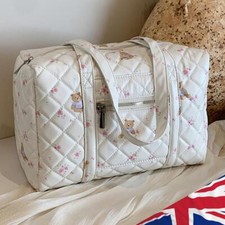 Bolsa de maternidade feminina acolchoada couro ecológico bolsa tote mamãe bolsa de viagem feminina comprar usado  Enviando para Brazil