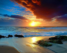 Ocean beautiful sunset for sale  USA