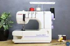 Serviced janome coverpro for sale  STOKE-ON-TRENT