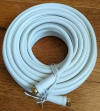 Usado, Cabo RCA 50 pés coaxial RG6 branco VHW112R E138922 30V comprar usado  Enviando para Brazil