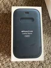 Capa de couro original Apple para Iphone 12 Mini azul marinho, Magsafe comprar usado  Enviando para Brazil