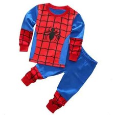 2 peças roupas pijamas infantis masculinas de manga comprida tops calças roupas de algodão comprar usado  Enviando para Brazil