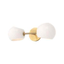 Luminária de vaidade ALORA MOOD Willow 17 polegadas 2 luzes 60Watt ouro escovado/opala vidro fosco comprar usado  Enviando para Brazil
