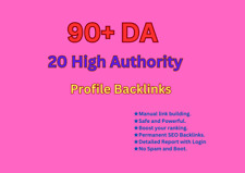 Usado, Backlinks de perfil DA 90+ de alta autoridade | Aumente os rankings de SEO do seu site comprar usado  Enviando para Brazil