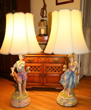 Large pair capodimonte for sale  Archer