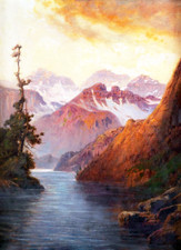 Blue StreamTrees Mountains por R.A Fox comprar usado  Enviando para Brazil