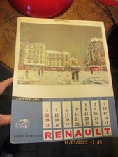 Ancien calendrier renault d'occasion  Charnay-lès-Mâcon