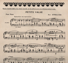 Partitions 1907 chant d'occasion  Chaumont