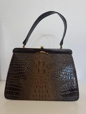 Krokodilleder damen handtasche gebraucht kaufen  Herford