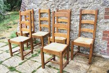 oak solid furniture set for sale  SWINDON