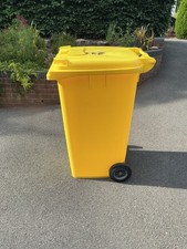 Yellow plastic wheely for sale  LICHFIELD