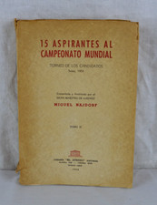 1954 Miguel Najdorf First Edition 15 Aspirantes Al Campeonato Mundial Chess Book comprar usado  Enviando para Brazil
