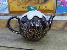 Christmas pudding teapot for sale  BEDFORD